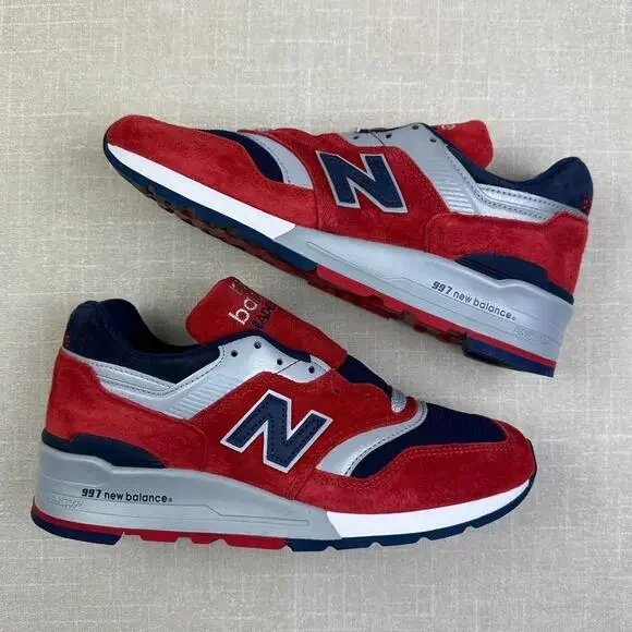 New Balance 997 "Connoisseur Ski Red" Made in USA Men 7 - Picture 2 of 6
